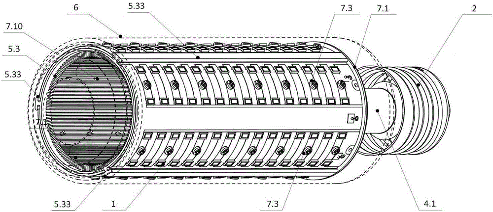 Surface-mount device light emitting bulb with cylindrical heat radiation ring and application of bulb