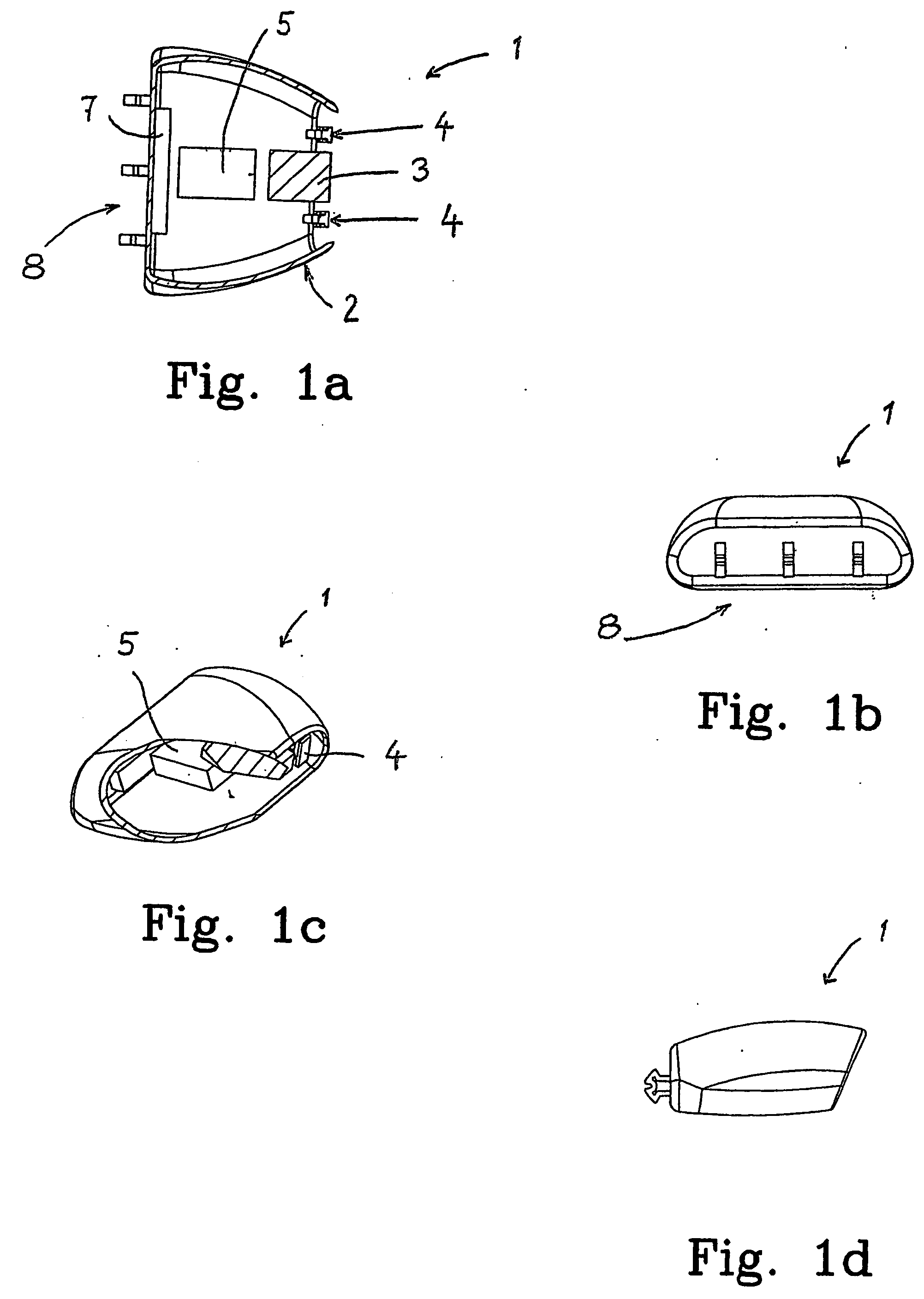 Handheld printing device connectable to a mobile unit