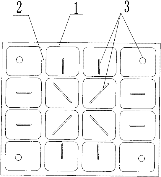 A wood-plastic composite floor tile and its production method