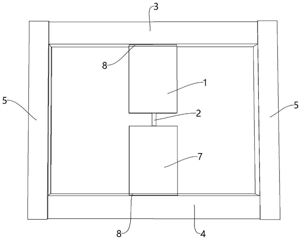 Buttress for prefabricated assembly type energy dissipater and connecting joint between buttress and energy dissipater