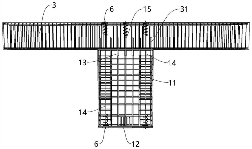 Buttress for prefabricated assembly type energy dissipater and connecting joint between buttress and energy dissipater