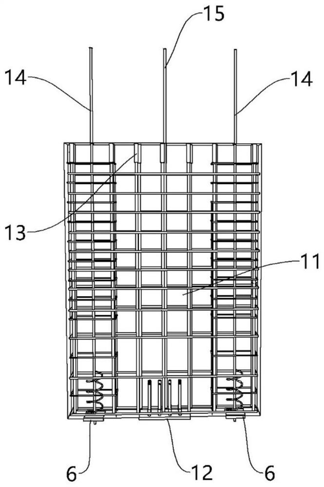 Buttress for prefabricated assembly type energy dissipater and connecting joint between buttress and energy dissipater