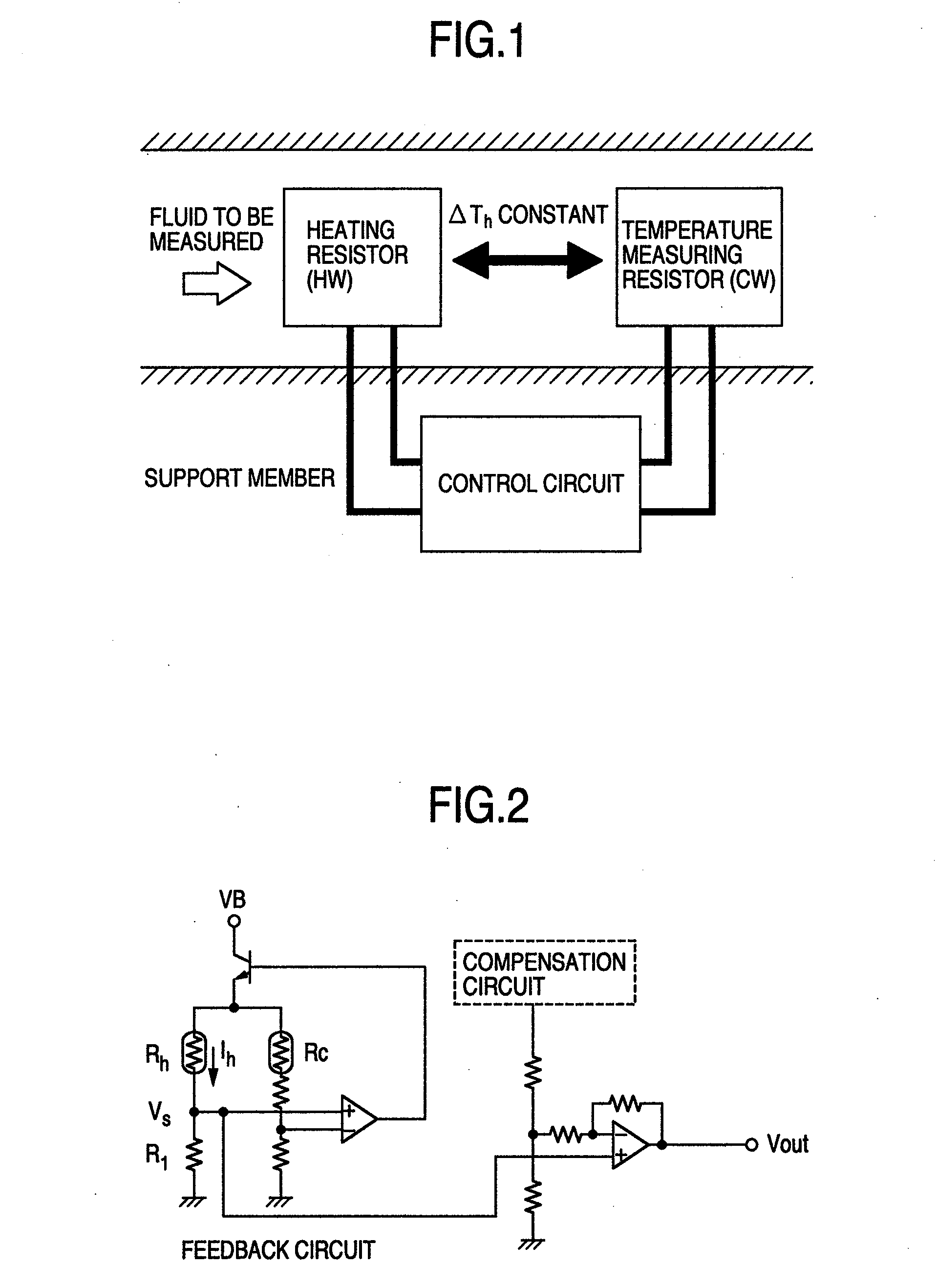 Thermal type flow meter and engine control system using the same