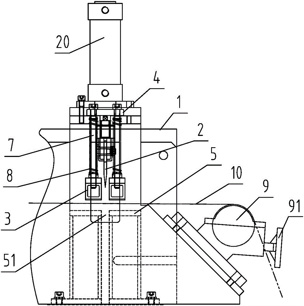 Cutting device in traction winding machine - Eureka | Patsnap develop ...