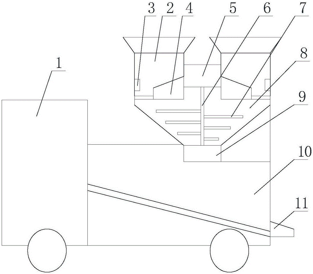 Intelligent fertilizer applicator for tea planting production