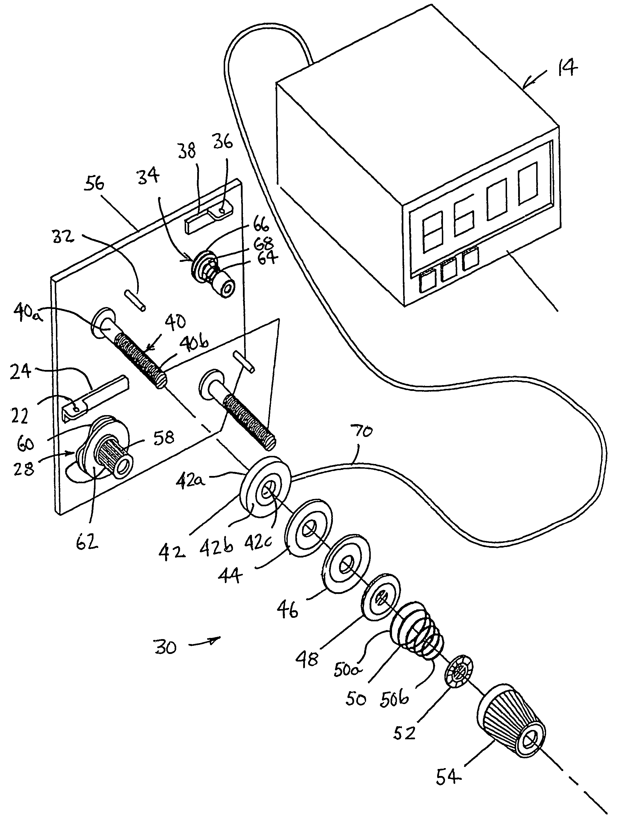 Apparatus for monitoring and controlling thread tensioning force in a sewing machine