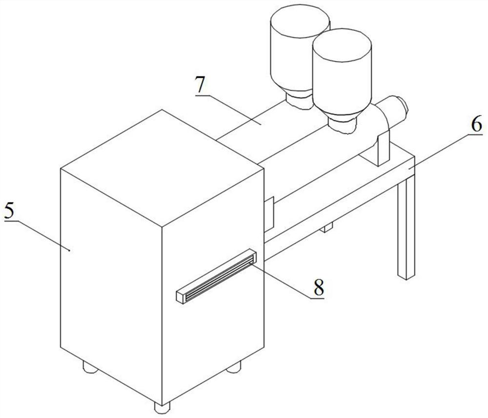 Black photovoltaic cell PO backboard processing technology and device