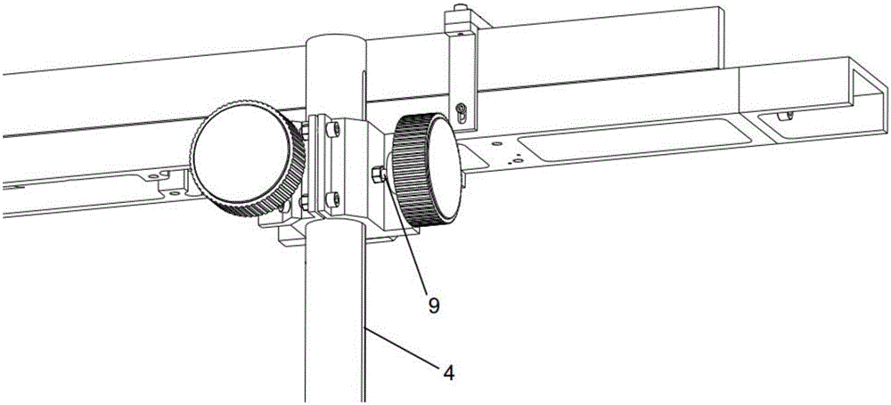 Detection device for precision calibration of three-coordinate measuring machine