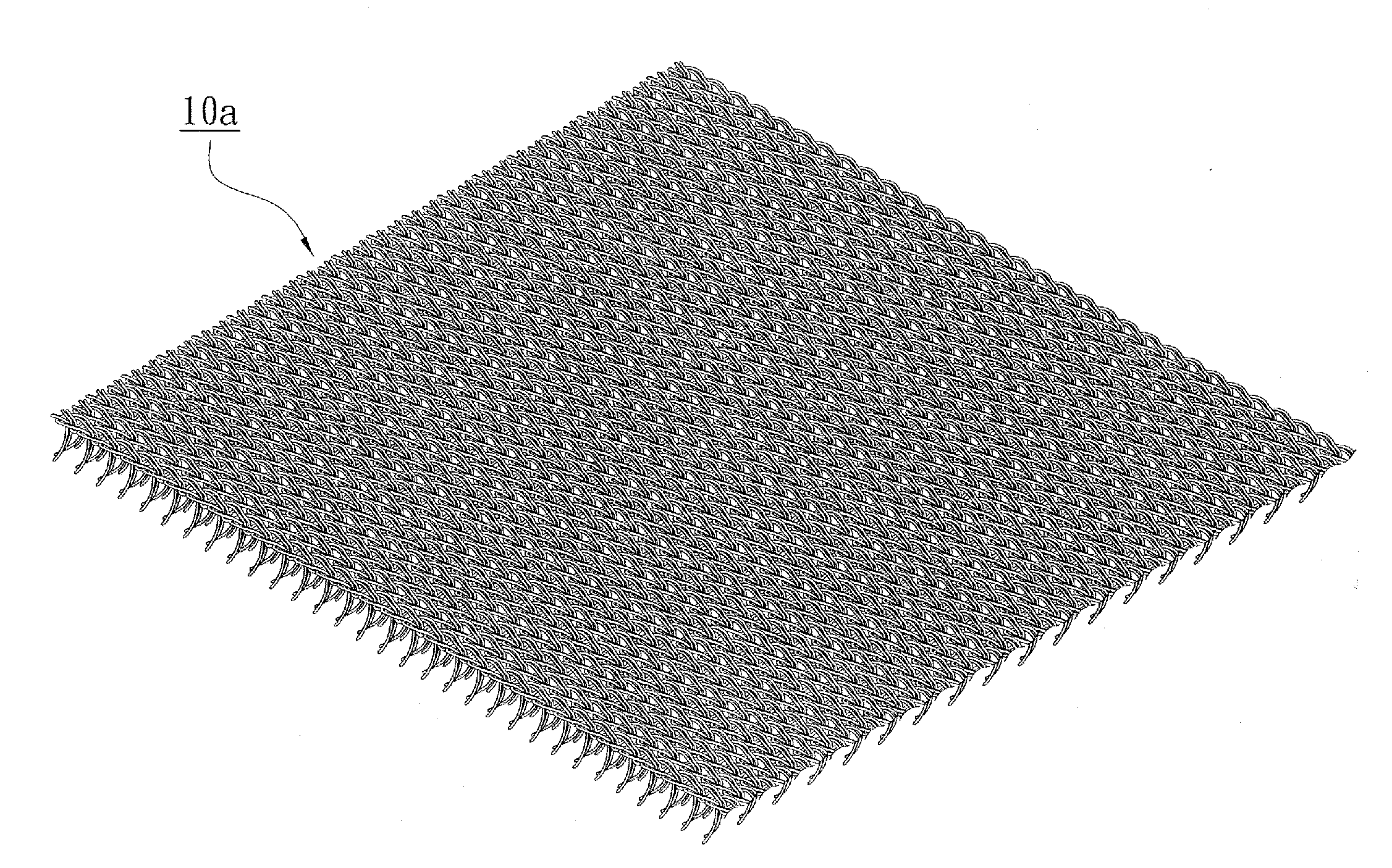 Structure of touch-fastening Anti-skidding material