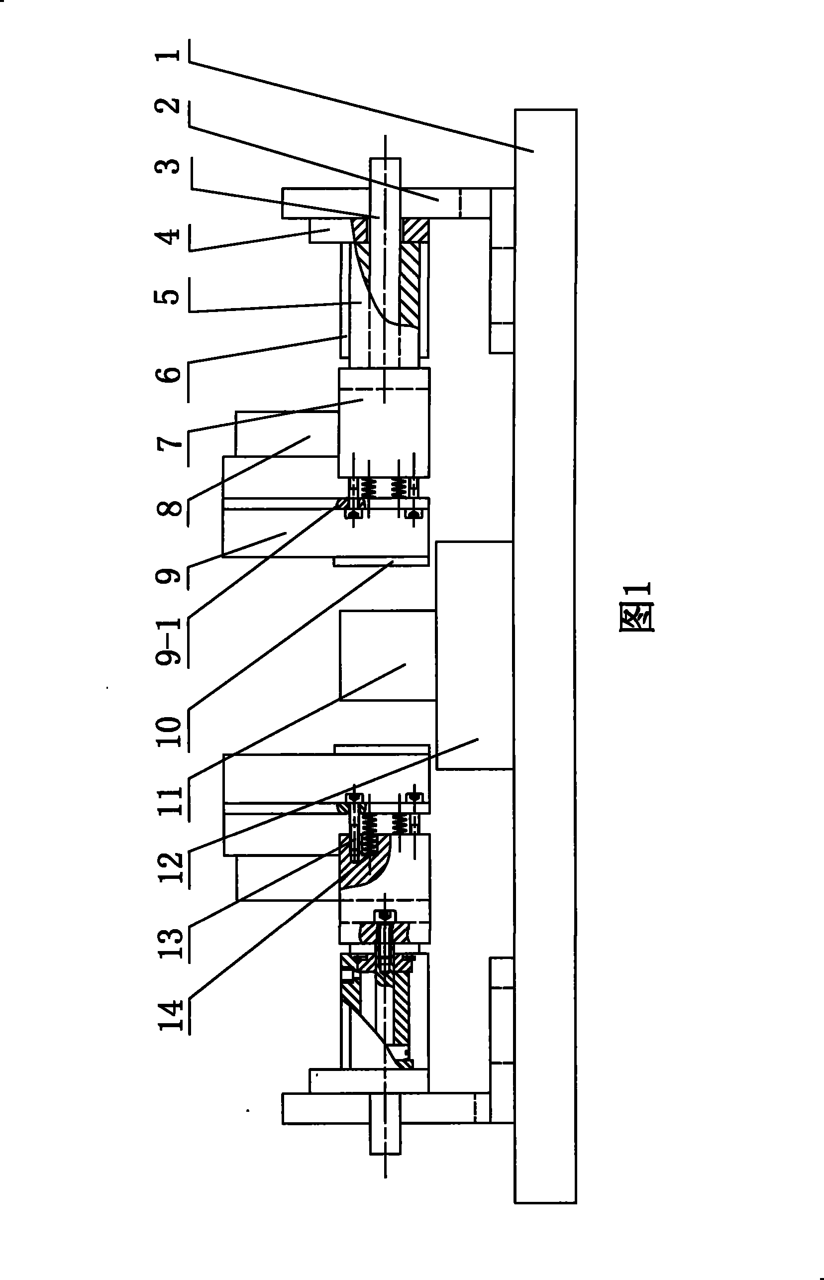 Heat conduction mechanism for temperature compensation test device of weighting transducer