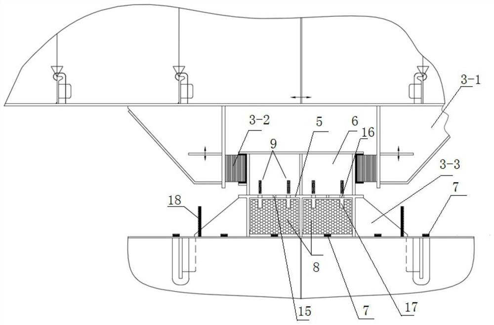 Insulation installation method for top rolling stopping support of B-type independent liquid cargo tank