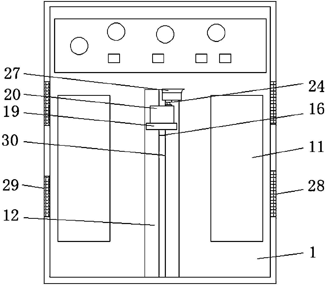 Movable high-low voltage switchgear with monitoring function