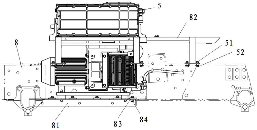 A pure electric truck air brake energy supply pipeline system and its control method