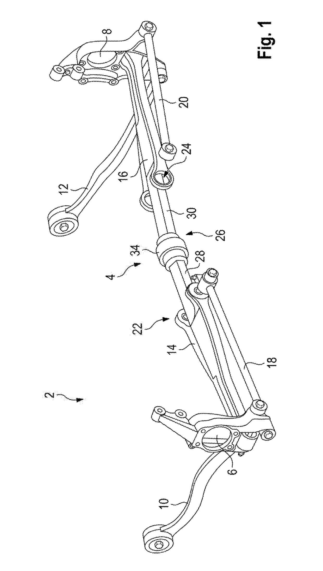 Vehicle axle arrangement