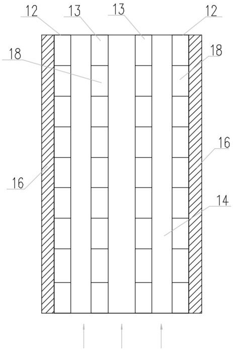 Multi-channel and multi-flow heat exchanger in mine fresh air heating system