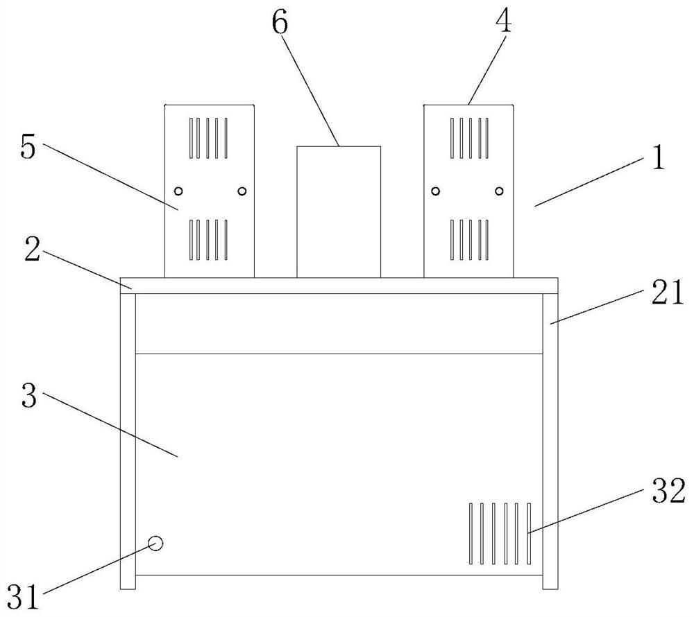 Food storing, selling and cooking all-in-one machine