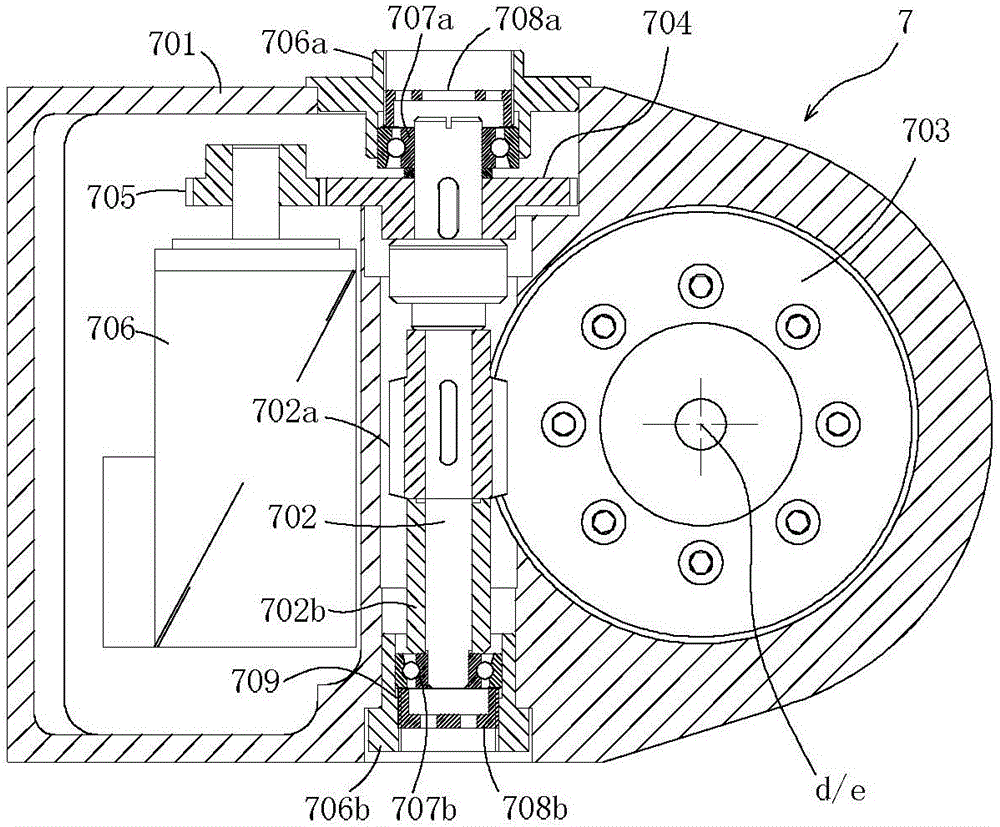 Angle milling head with double-lead worm and worm gear transmission anti-backlash device
