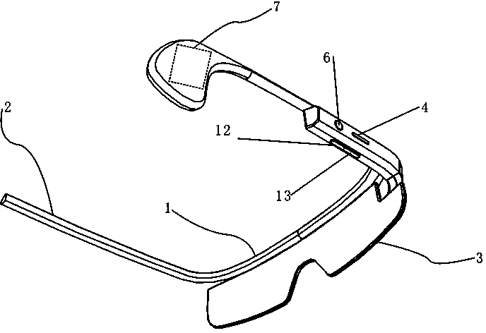 Intelligent cruise spectacles and control system thereof