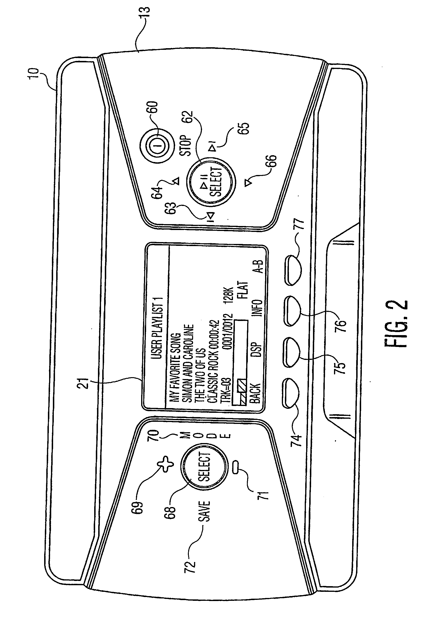 Method and apparatus for navigating alphabetized text