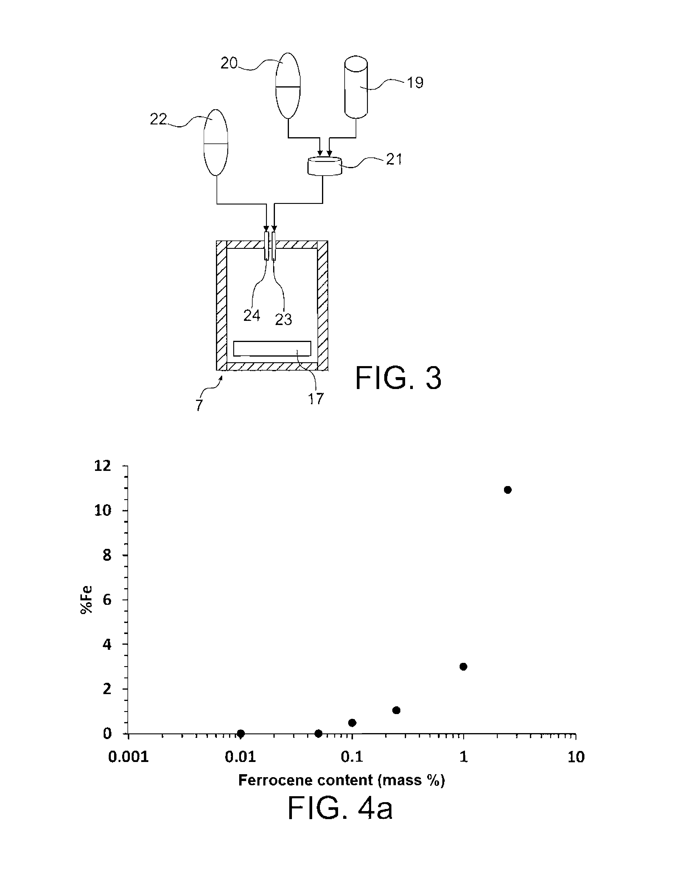 Method for continuous production of aligned nanostructures on a running substrate and related device