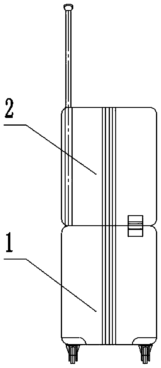 Carrier type trolley case