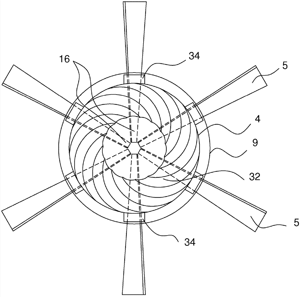 Device for densely loading a divided solid into a chamber