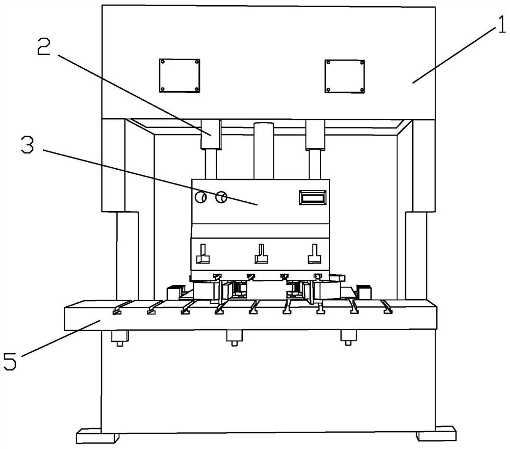 Open double crankshaft precision punching machine and its punching method