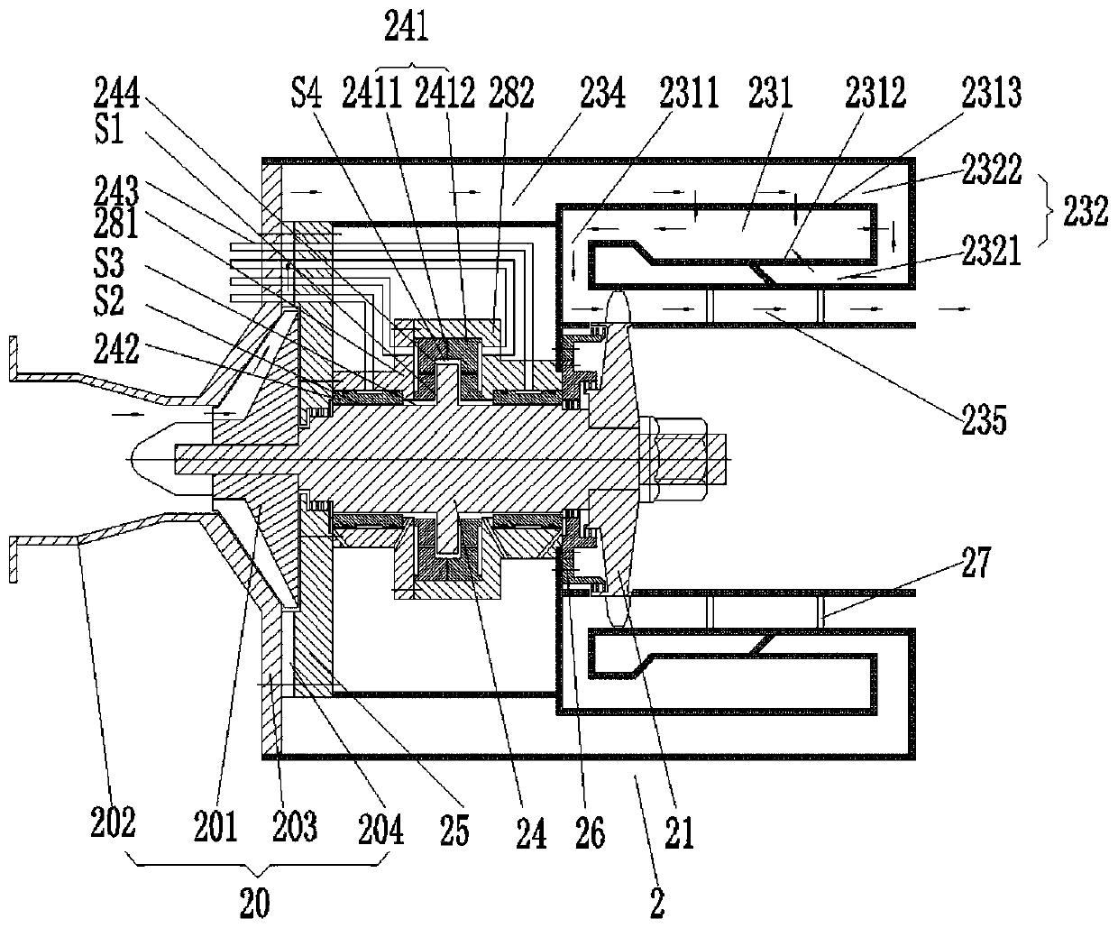 Combined cooling, heating and power micro gas turbine device