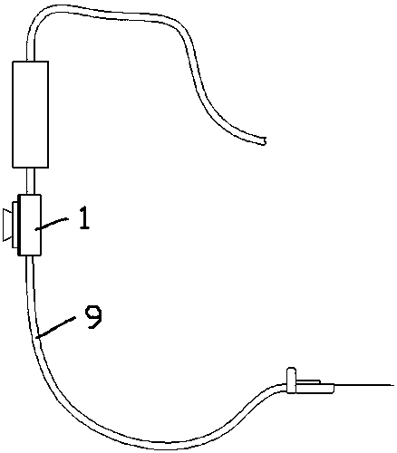 Reminding type medical infusion heating device