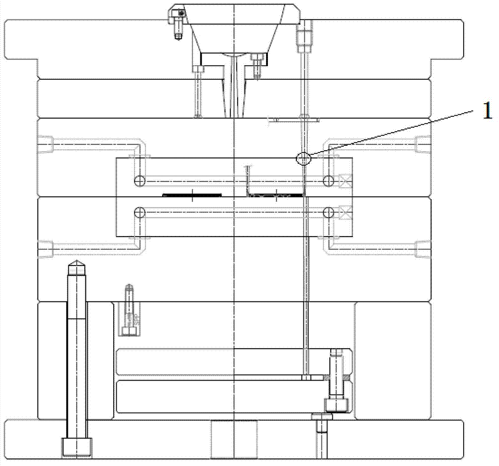 Plastic mold for dust covers of television sets