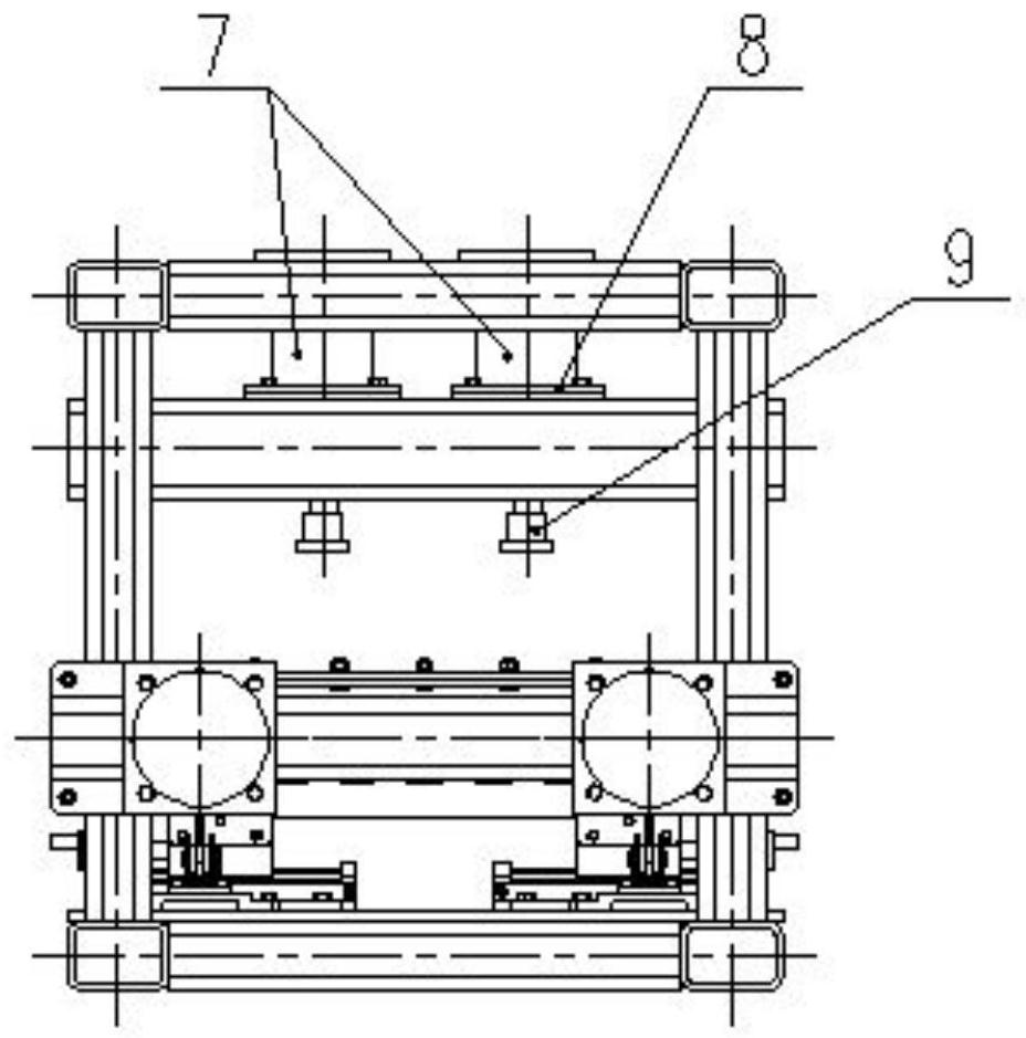 A three-way hydraulic four-link assembly platform and a method for making a shock isolator