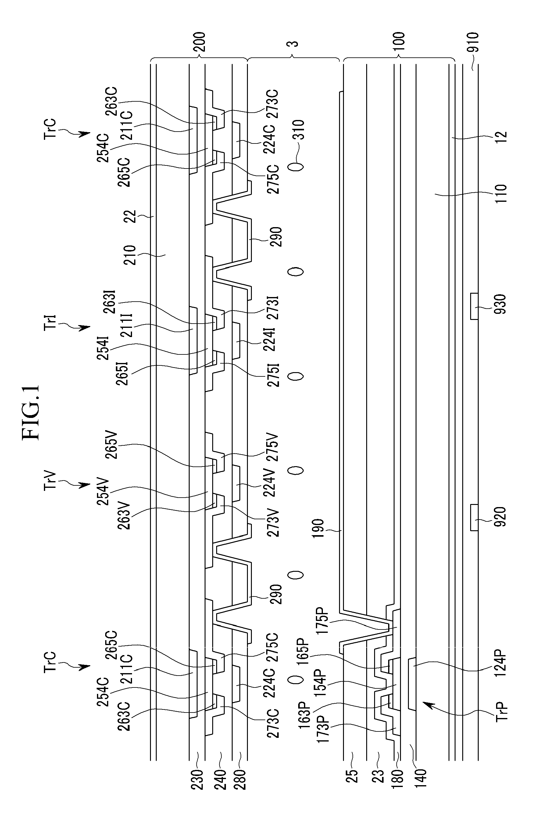Display device with improved sensing mechanism