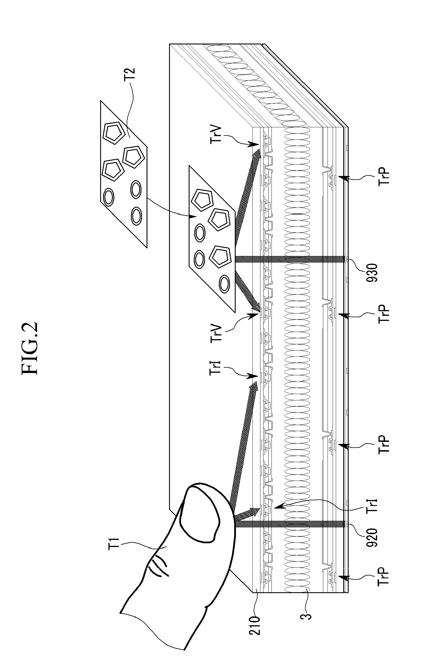 Display device with improved sensing mechanism