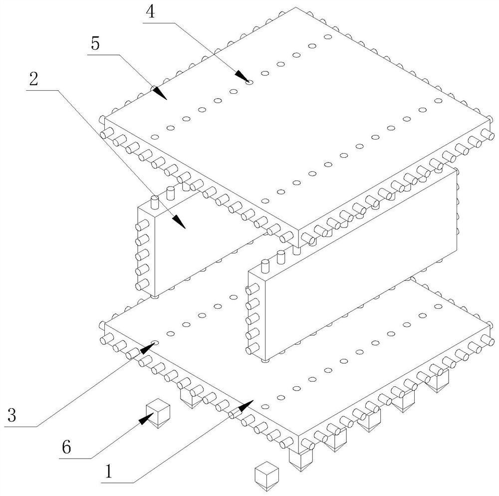 Reinforcement method of reinforced concrete box type roadbed