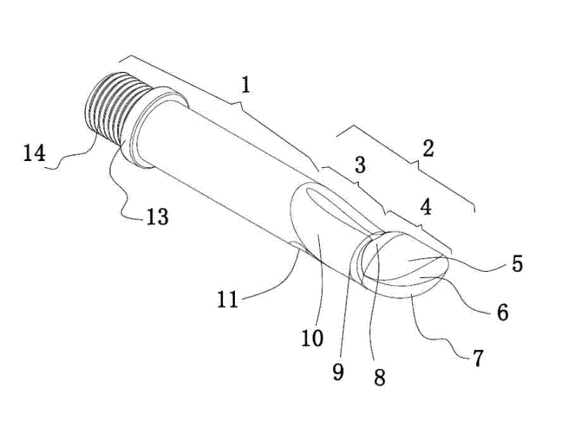 Metal elbow cold extrusion molding device