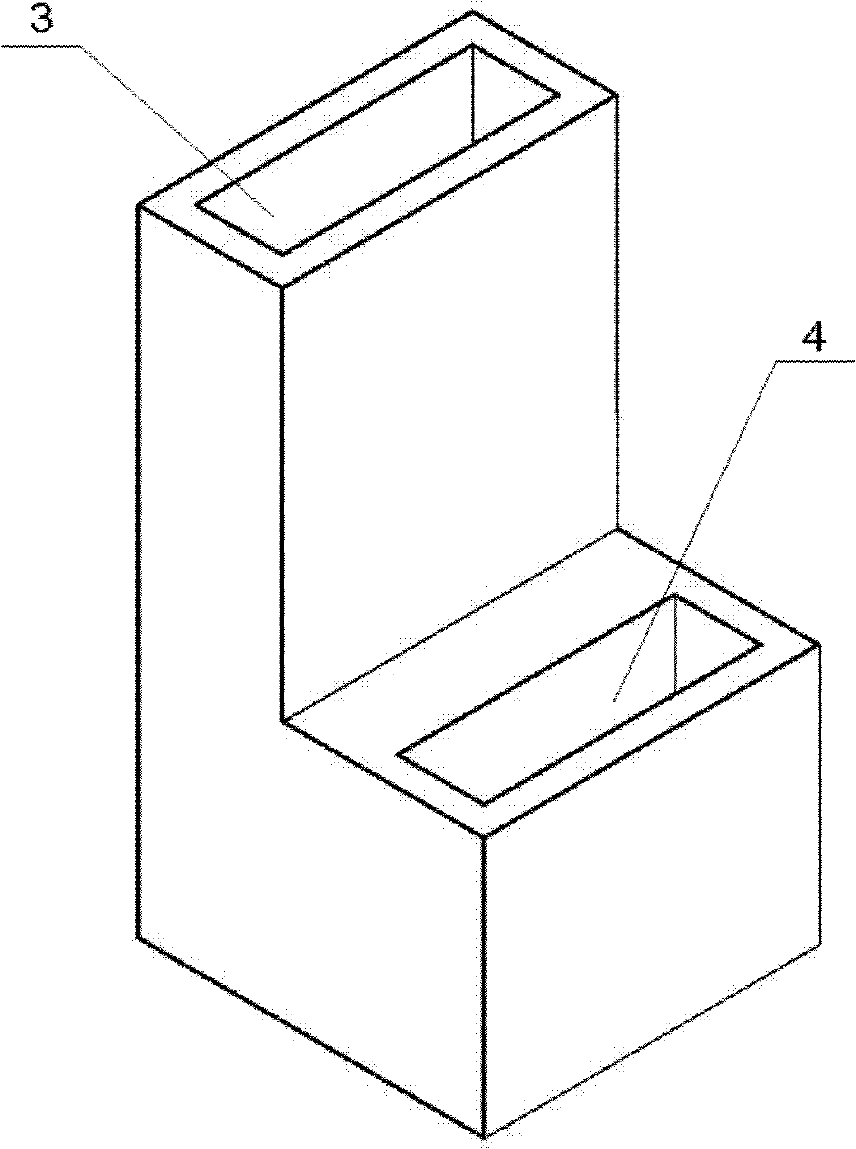 Uniform gas flow gas inlet device and uniform gas inlet method for vapor deposition