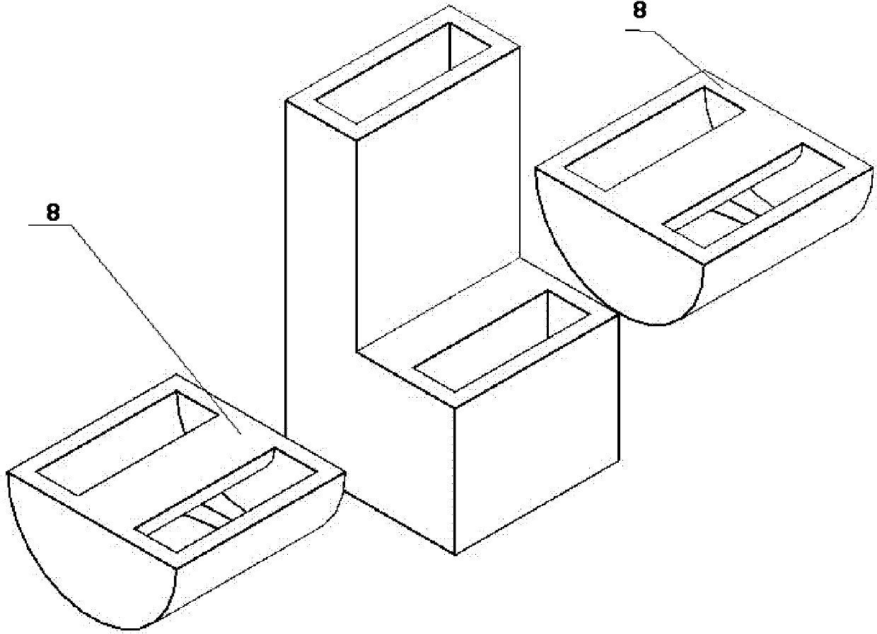 Uniform gas flow gas inlet device and uniform gas inlet method for vapor deposition