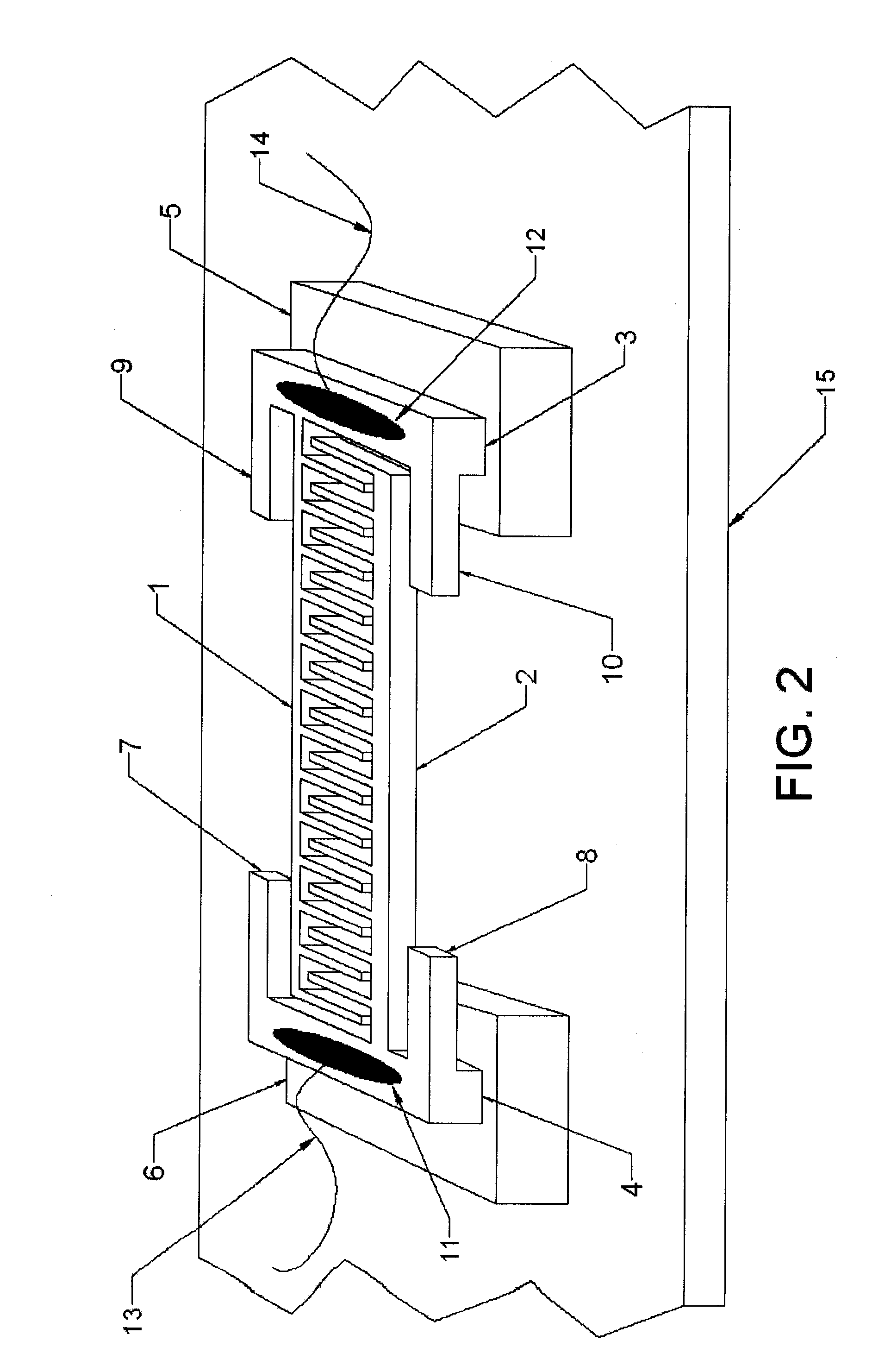 MEMS Capacitive Bending and Axial Strain Sensor