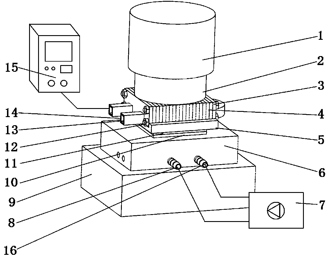 Metal liquid-solid interface thermal extrusion welding method