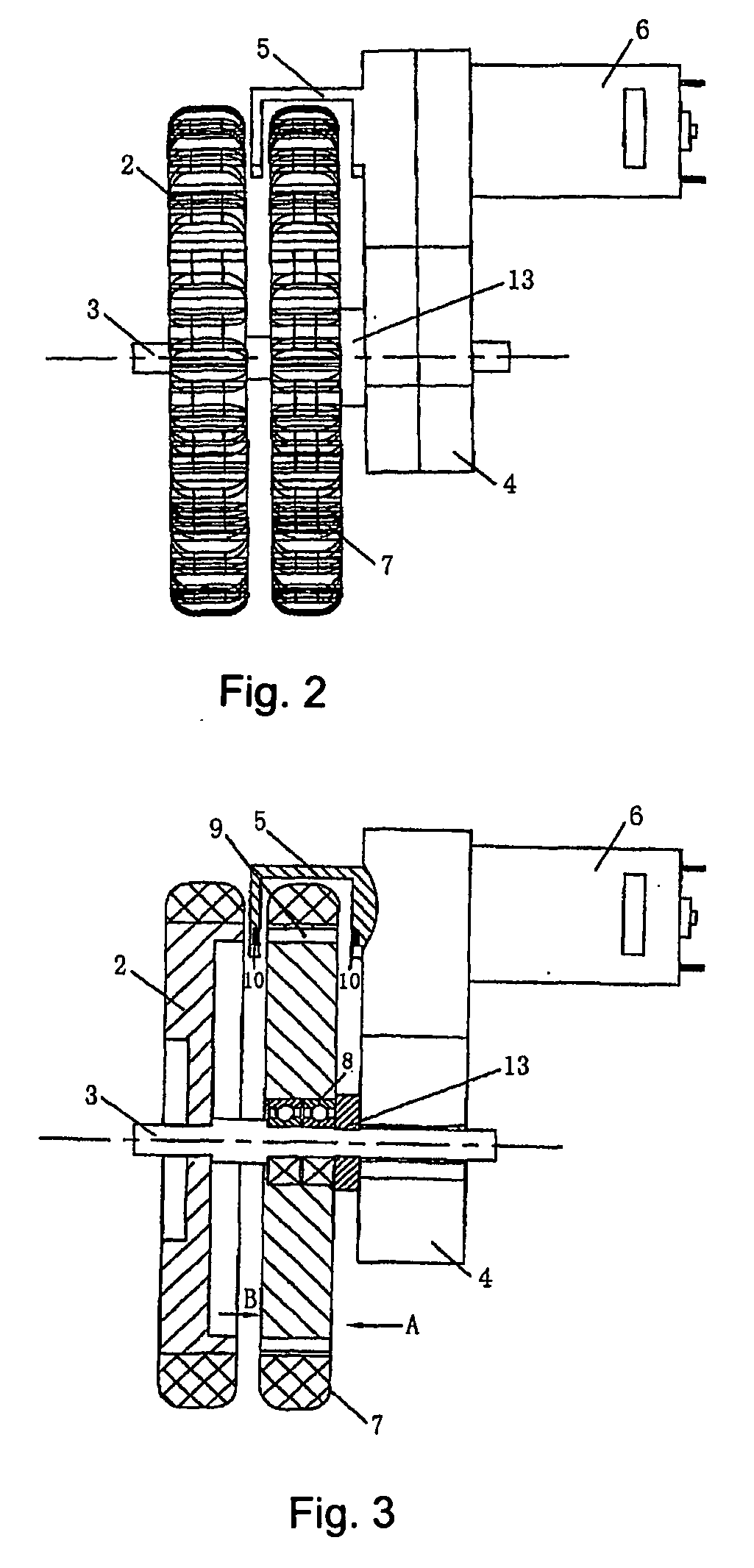 Device for self-determination position of a robot