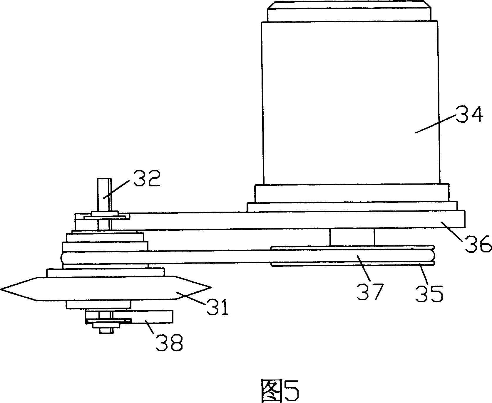 High frequency pulse laser induced electrode directional discharging apparatus for roughing roller surface