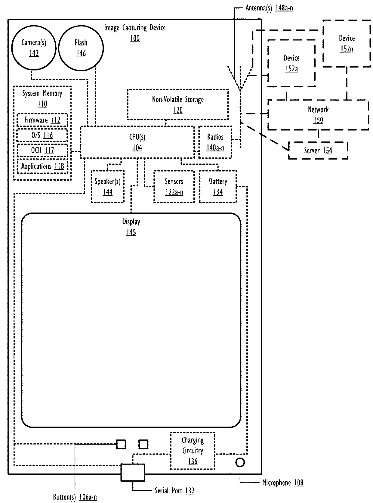 Correcting for optical distortion in a liquid environment