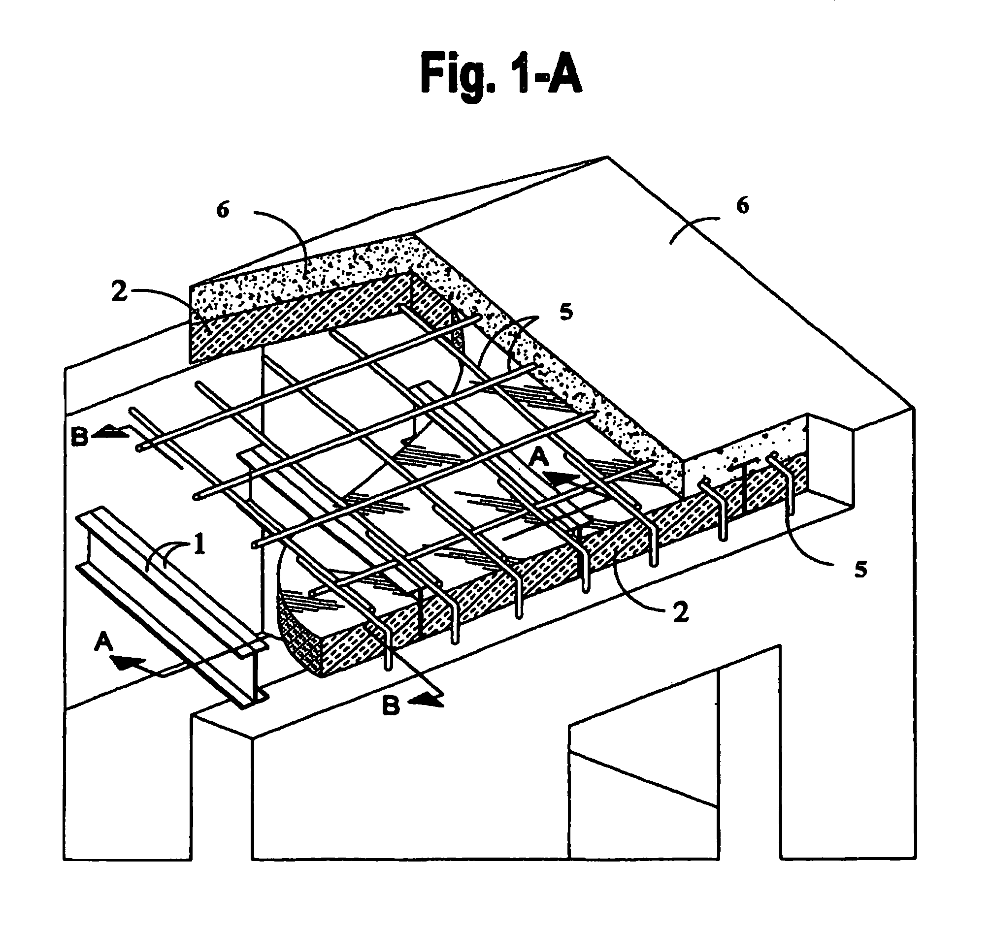 Concrete slab system with self-supported insulation