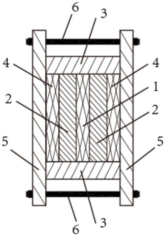 Device for measuring thermal conductivity of fireproof material at high temperature