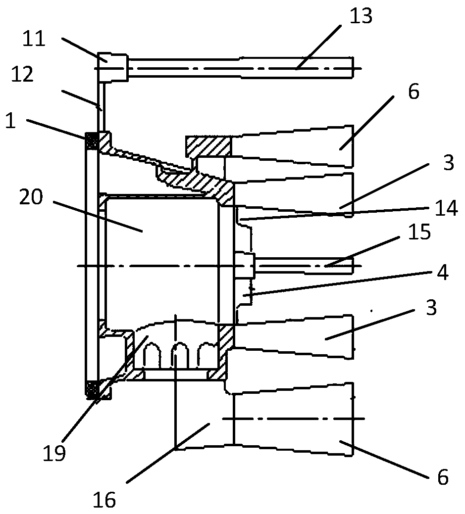 Internal gear box casting structure and method