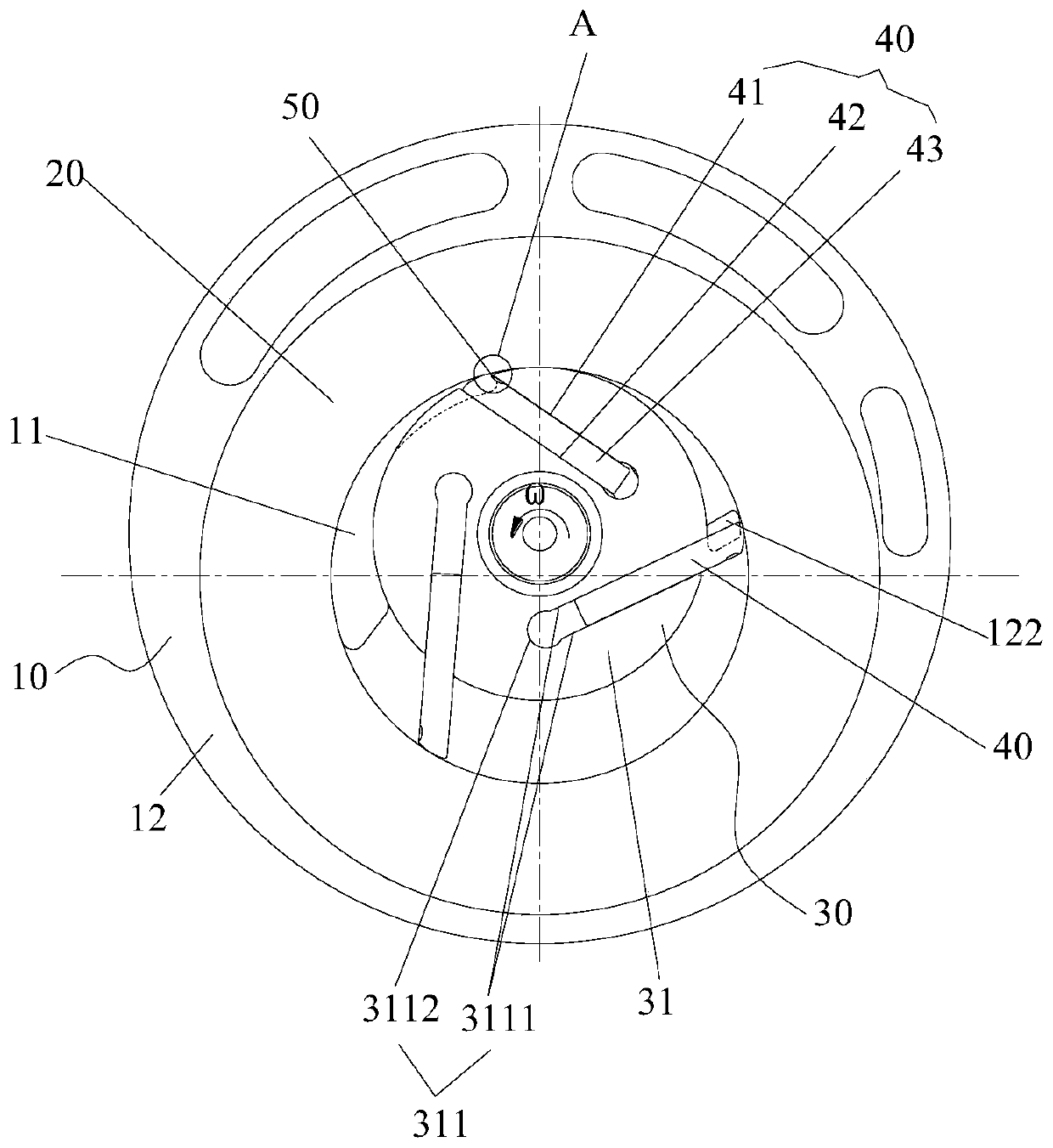 Pump body assembly and slide vane compressor with same