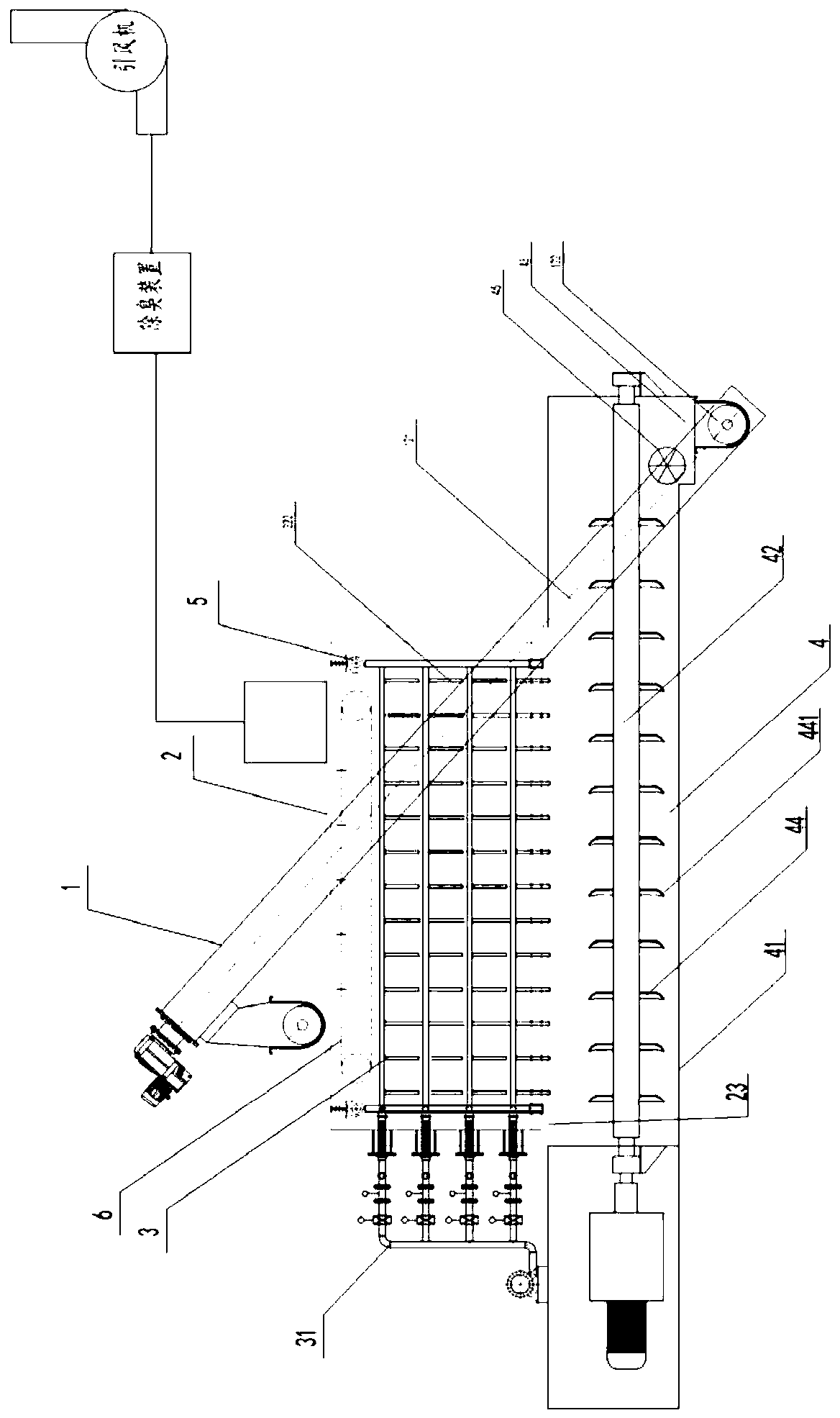 Sludge aerobic fermentation system