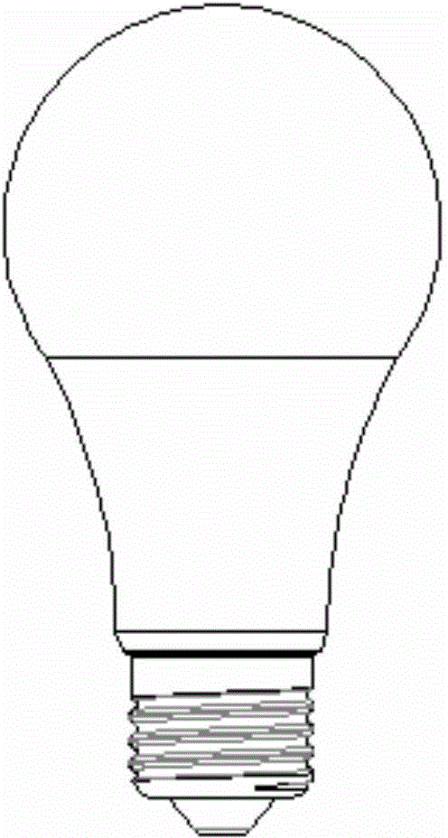 Omnidirectional LED bulb lamp