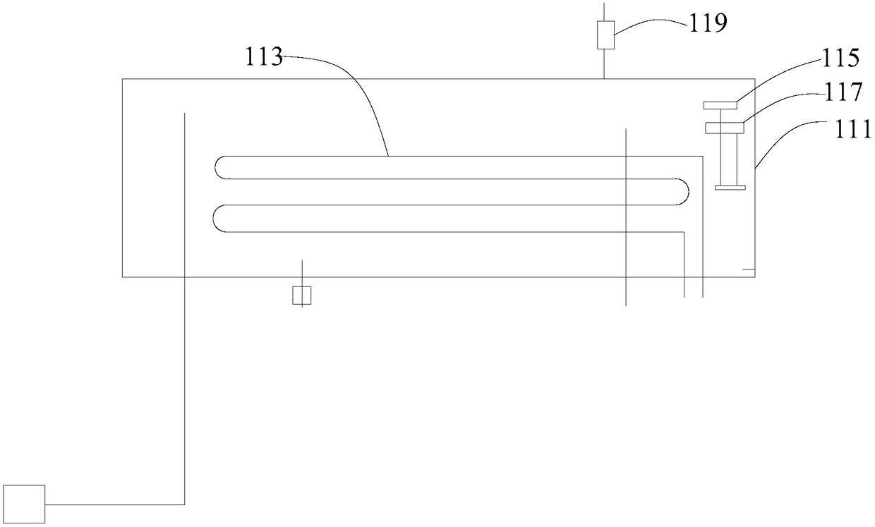 Solar heat pump temperature control device and solar heat pump temperature control system