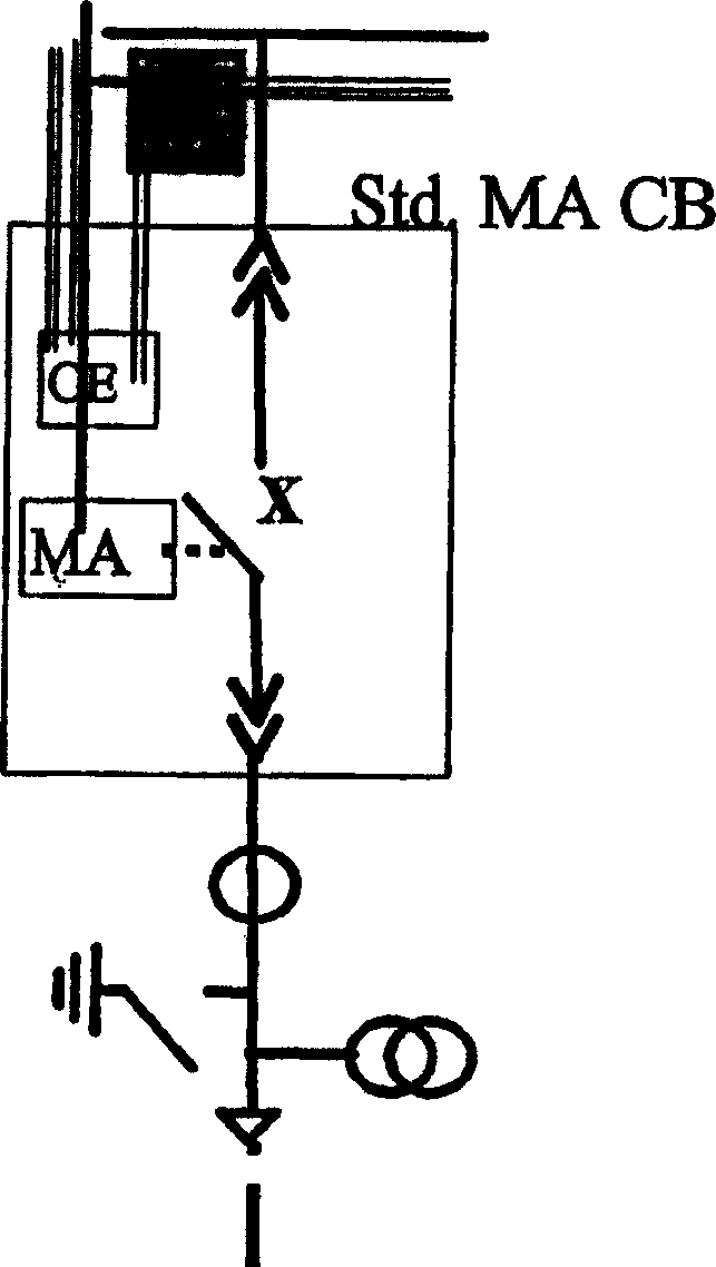 Circuit breakers with integrated current and/or voltage sensors